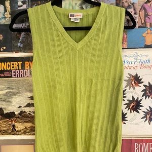 Green Sweater Vest